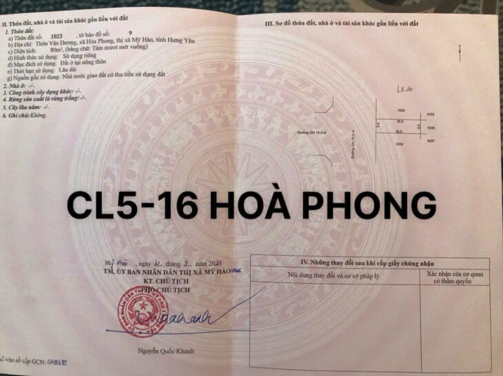 Cần bán giãn dân Hòa Phong, 80m MT5, Giá nhỉnh 2ty