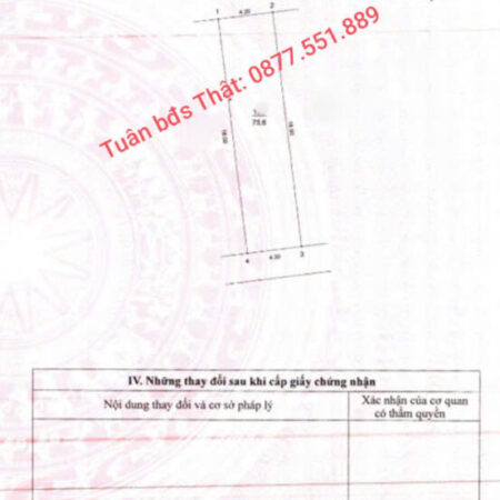 HỒ LINH ĐÀM – Hoàng Mai Bán Mảnh Ô Tô Tránh Vào Đất + Dt sổ: 75,6 m2- Mt: 4,5m. Giá nhỉnh:13 tỷ