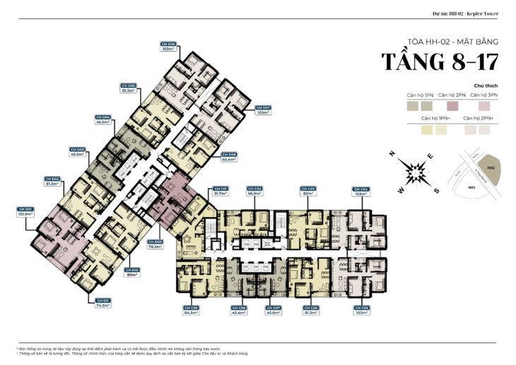 Sở hữu ngay căn hộ hạng A tại Tháp đôi Kepler Tower – Mộ Lao – Hà Đông với chỉ từ 78tr/m2