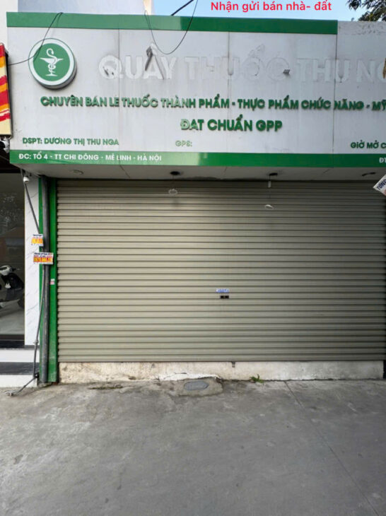 Bán đất mặt chợ Cầu Đình Chi Đông, Mê Linh, HN. Vị trí đắc địa, kinh doanh sầm uất.