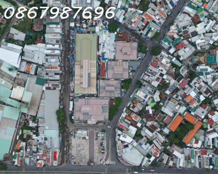 Cho thuê nhà mặt tiền đường 2/4 – Nha Trang Góc ngã tư chợ Vĩnh Hải Diện tích 1600m² – Mặt tiền