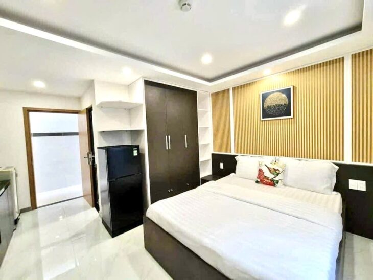 Bán CHDV 5L mới T.máy hẻm 108 Nguyễn Văn Khối 100m2 ngang 5m 22PN TN 110tr ngay CV 16.5 tỷ.