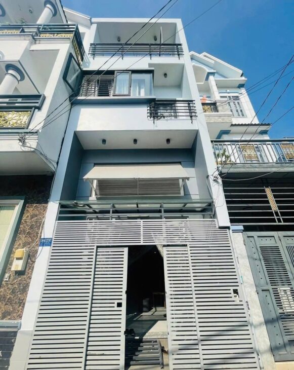 Nhà hẻm xe hơi Huỳnh Tấn Phát, 4 tầng, 5.1 tỷ, cạnh Phú Mỹ Hưng