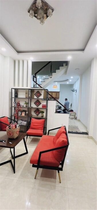 Bán Nhà Mới 1 Trệt 2 Lầu Sân Thượng 60m², Hẻm 7m Thông – An Phú Đông, Q12 – Giá Chỉ 5.5 Tỷ