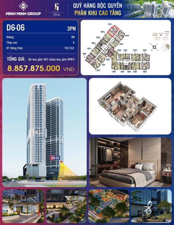 MỞ BÁN CĂN HỘ CAO CẤP FULL NỘI THẤT, TẦNG THẤP, DIỆN TÍCH 103M2 THIẾT KẾ 3 PHÒNG NGỦ VỚI CÁC PHÒNG