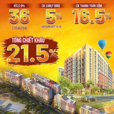 Park Recidence: + Chiết khấu booking sớm (EARLY BIRD): 5% + Thanh toán theo tiến độ: chiết khấu