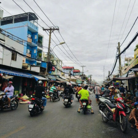 BÁN NHÀ MẶT TIỀN KINH DOANH NGAY CHỢ SÁNG BÙI MINH TRỰC P5 Q8 – 4X32 – NHỈNH 16 TỶ.