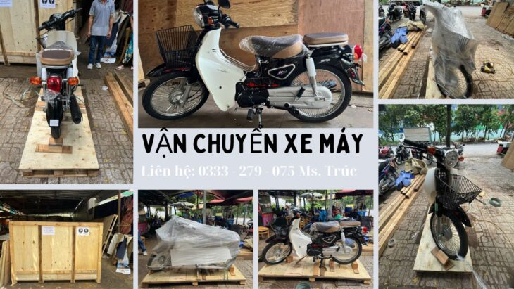 VẬN CHUYỂN XE MÁY SANG MỸ