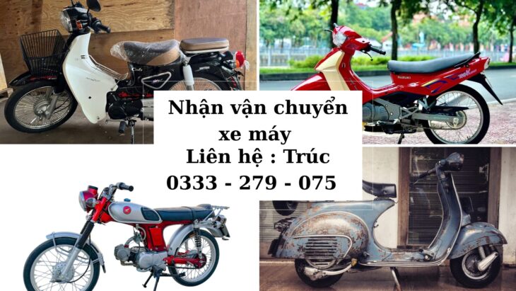 VẬN CHUYỂN XE MÁY SANG MỸ