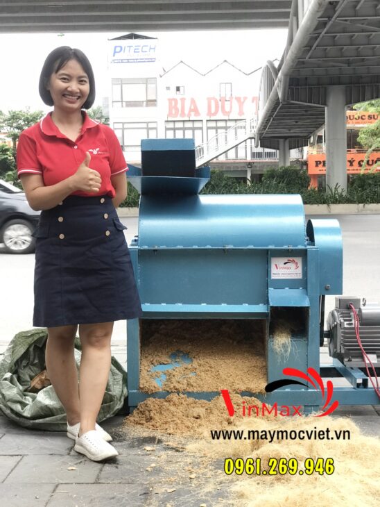 Máy băm xơ dừa công suất 500kg/giờ – Giải pháp hiệu quả cho sản xuất phân vi sinh