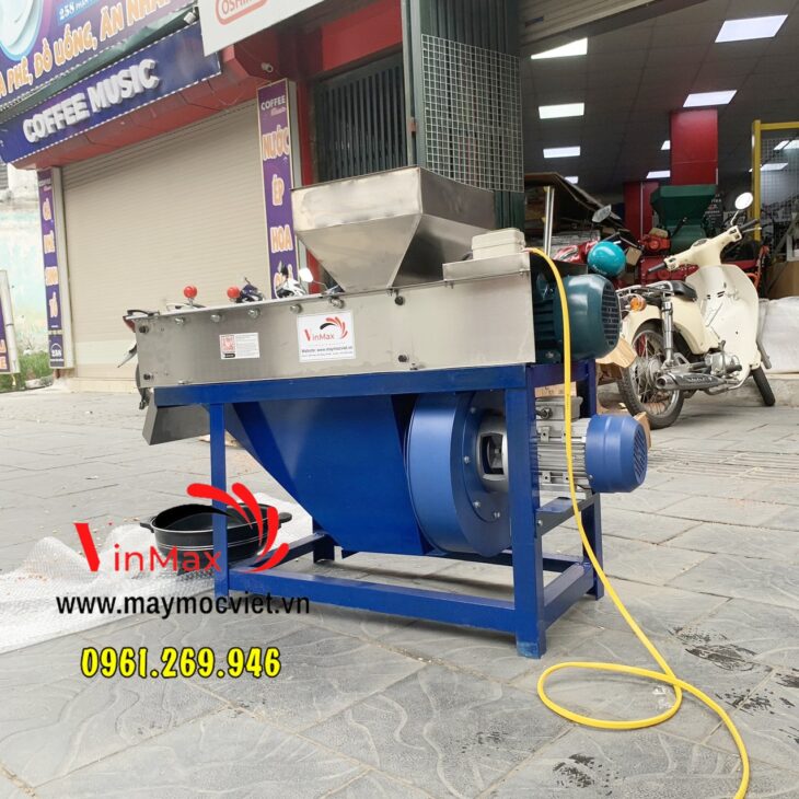 Máy bóc vỏ lụa đậu phộng rang 600 kg/ giờ Vinmax BVL600