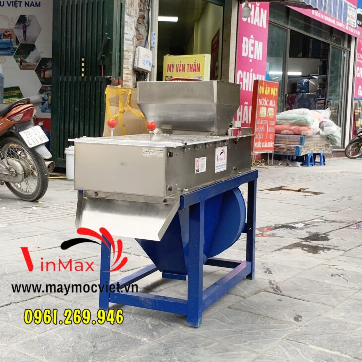 Máy bóc vỏ lụa đậu phộng rang 600 kg/ giờ Vinmax BVL600