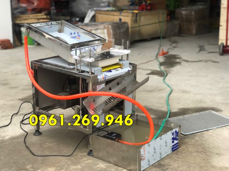 Máy bóc vỏ trứng chim cút 1 rãnh năng suất 50kg/h Vinmax TC-50