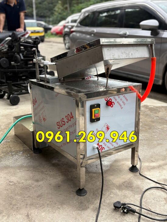 Máy bóc vỏ trứng chim cút 1 rãnh năng suất 50kg/h Vinmax TC-50