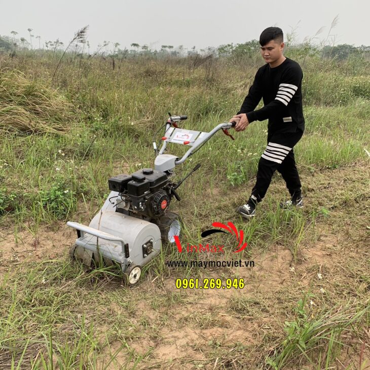 Máy cắt cỏ trục băm Kawasaki VMTB70R đường cắt 42cm hợp số 2 tiến 1 lùi