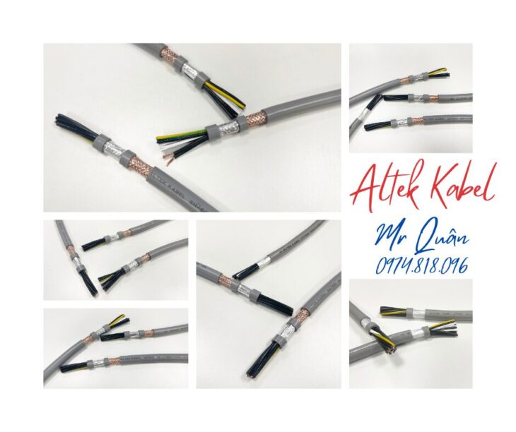 Cáp điều khiển 8 lõi rvv, rvvp của Altek Kabel