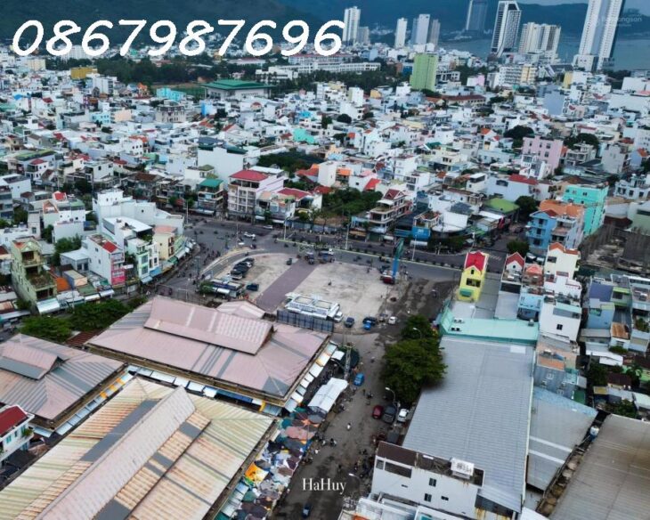 Cho thuê nhà mặt tiền đường 2/4 – Nha Trang Góc ngã tư chợ Vĩnh Hải Diện tích 1600m² – Mặt tiền