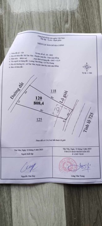 BÁN NHÀ ĐẤT 2 MẶT TIỀN – TÂN HIỆP, XÃ TÂN VĂN, LÂM HÀ, LÂM ĐỒNG LH: 0914791237