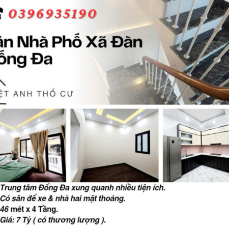 Bán nhà Xã Đàn_Hai Mặt Thoáng_Có Sân Để Xe_46mx4T_Giá: 7 Tỷ_Lh: 0396935190. Bán nhà Xã Đàn_Hai Mặt Thoáng_Có Sân Để Xe_46mx4T_Giá: 7 Tỷ_Lh: 0396935190.
