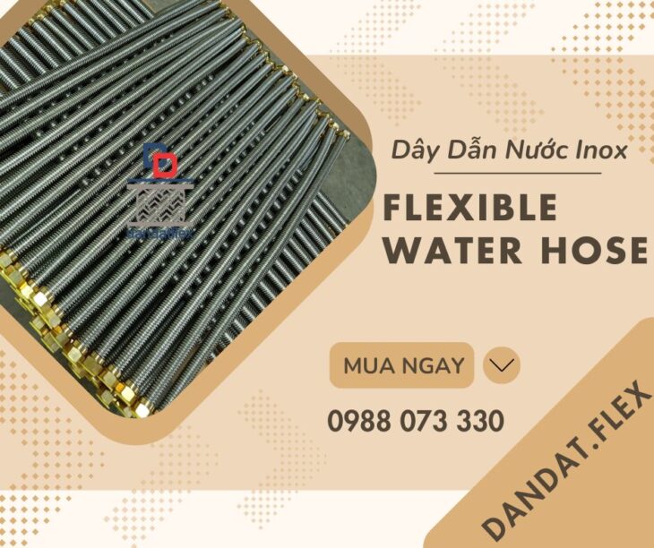 Dây dẫn nước inox, Dây dẫn nước inox chịu nhiệt, Dây dẫn nước nóng lạnh, Dây cấp nước lavabo
