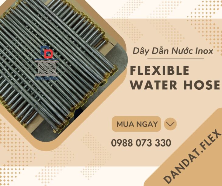 Dây dẫn nước inox, Dây dẫn nước inox chịu nhiệt, Dây dẫn nước nóng lạnh, Dây cấp nước lavabo