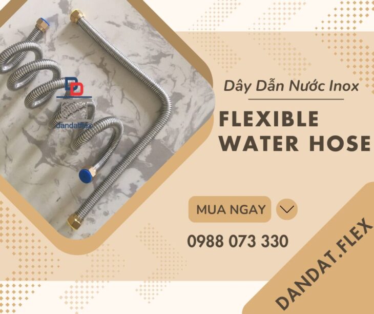 Dây dẫn nước inox, Dây dẫn nước inox chịu nhiệt, Dây dẫn nước nóng lạnh, Dây cấp nước lavabo