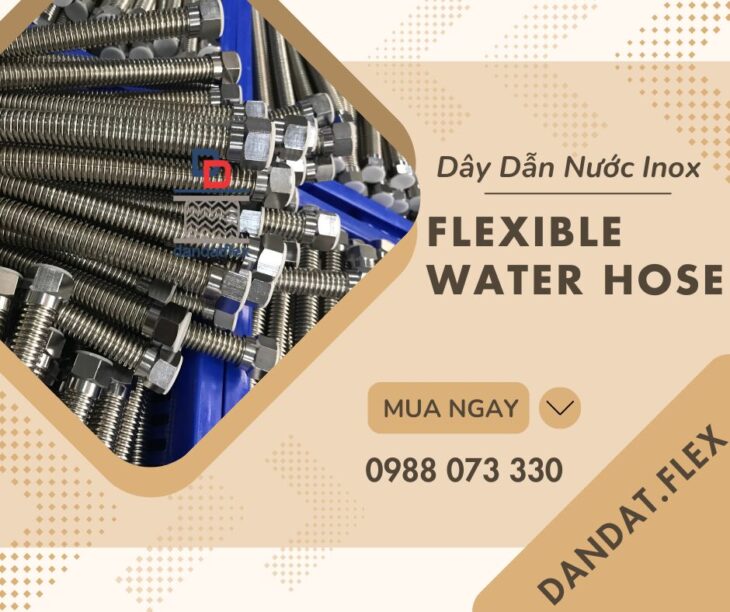 Dây dẫn nước inox, Dây dẫn nước inox chịu nhiệt, Dây dẫn nước nóng lạnh, Dây cấp nước lavabo