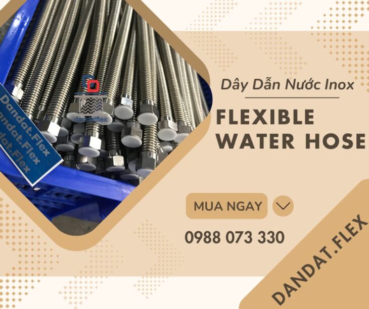 Dây dẫn nước inox, Dây dẫn nước inox chịu nhiệt, Dây dẫn nước nóng lạnh, Dây cấp nước lavabo