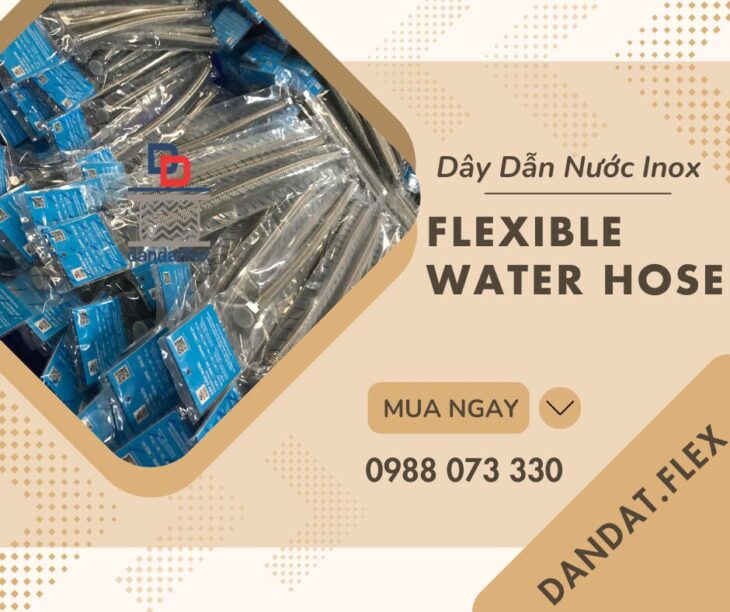 Dây dẫn nước inox, Dây dẫn nước inox chịu nhiệt, Dây dẫn nước nóng lạnh, Dây cấp nước lavabo