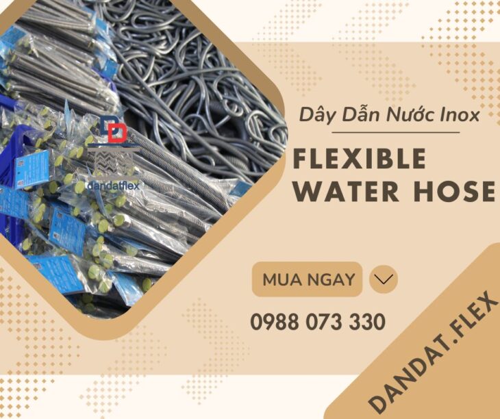 Dây dẫn nước inox, Dây dẫn nước inox chịu nhiệt, Dây dẫn nước nóng lạnh, Dây cấp nước lavabo