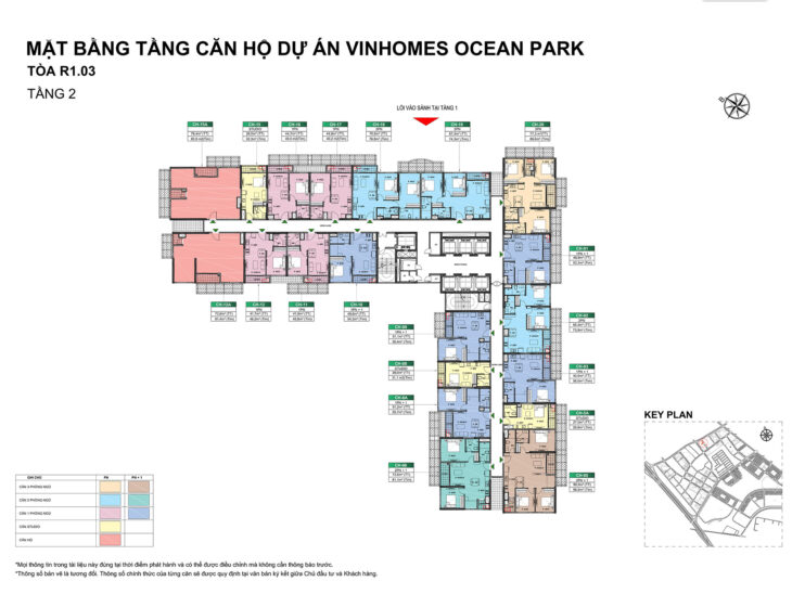 Cho thuê CH 2PN, 70m2, 10,5 triệu/th tại Vinhomes Ocean Park, Gia Lâm, HN chính chủ uy tín