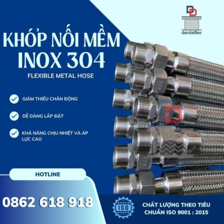 Khớp nối mềm | Flexible Joint | Khớp nối mềm rắc co ren | Khớp nối mềm inox mặt bích – Giá Tốt