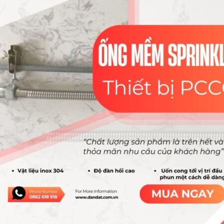 KHỚP NỐI MỀM SPRINKLER | FLEXIBLE SPRINKLER HOSE | KHỚP NỐI MỀM PCCC | ỐNG MỀM SPRINKLER