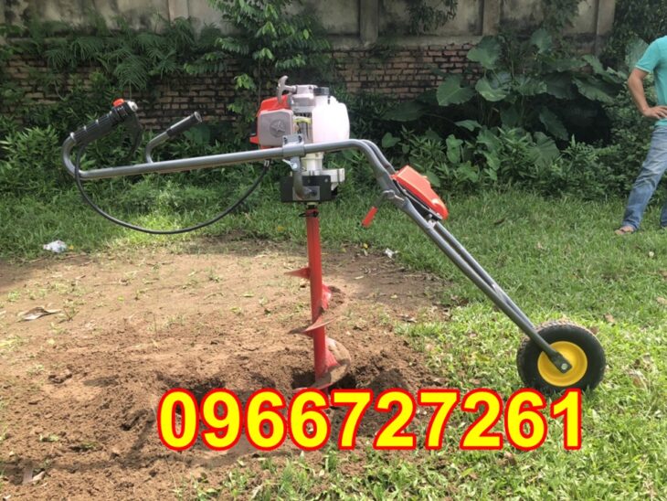 Máy khoan đất có bánh xe Mitsubishi TB43 thì 2.2kw