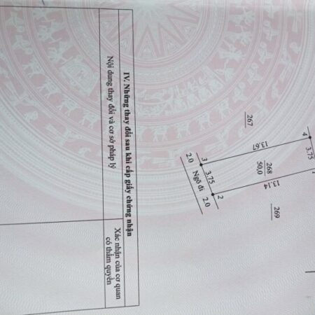 Hàng Mới- 50m giáp Trường Yên Diện tích: 50m – Cách 1 nhà ra đường ô tô tải