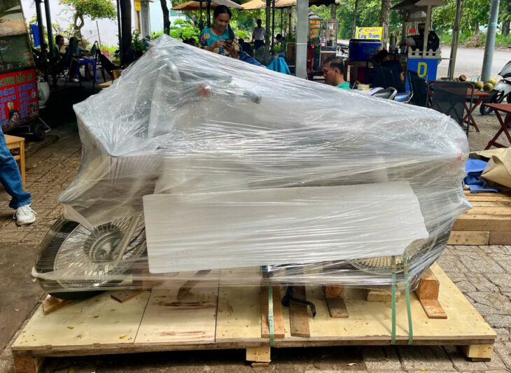 Gửi Xe máy Cũ đi Mỹ bằng đường biển