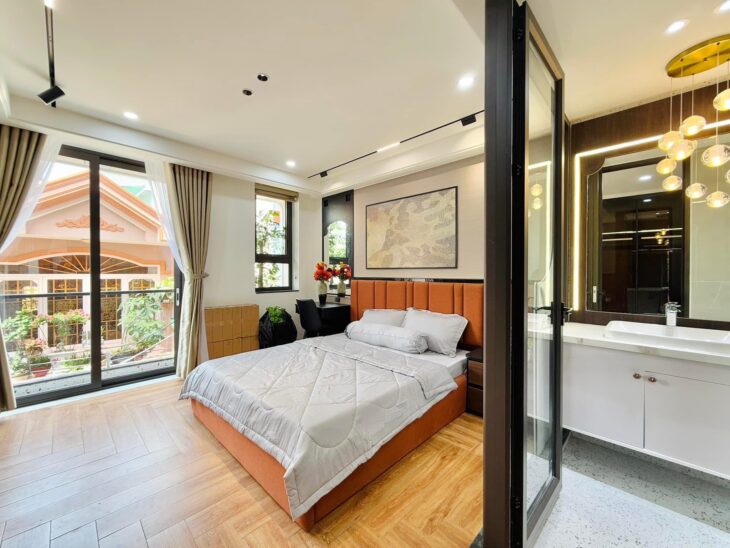 NHÀ THIẾT KẾ CAO CẤP CÓ THANG MÁY QUANG TRUNG – PHƯỜNG 11 LH EM XEM NHÀ 0965526259 THÚY