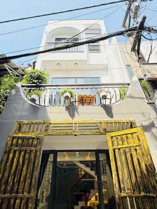 NHÀ BÁN ĐƯỜNG QUANG TRUNG, NỞ HẬU 5,36M, KHU AN NINH SẠCH SẼ