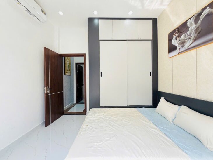 NHÀ BÁN ĐƯỜNG QUANG TRUNG, NỞ HẬU 5,36M, KHU AN NINH SẠCH SẼ