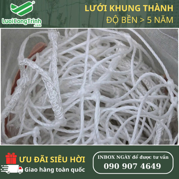 LƯỚI CHẮN SÂN THỂ THAO – GIÁ CHỈ TỪ #8K/M²!