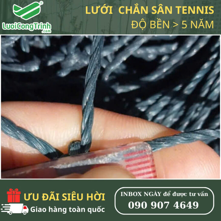 LƯỚI CHẮN SÂN THỂ THAO – GIÁ CHỈ TỪ #8K/M²!