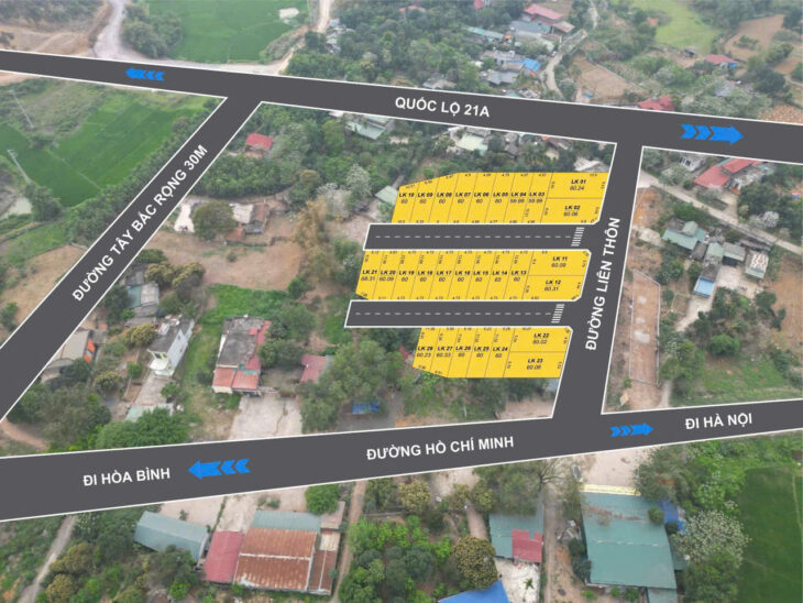 Quỹ đất tiềm năng ở thị trấn Ba Hàng Đồi Lạc Thuỷ Hoà Bình