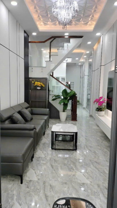 Bán gấp giá mềm nhất huyện Nhà Bè : 3.45 tỷ- Huỳnh Tấn Phát- DT: 51m – 3mx17m – 2 lầu – 5 PN – 3WC