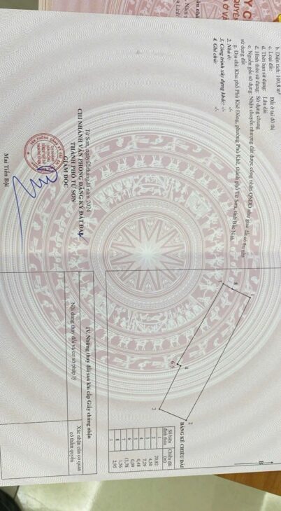 Bán Gấp Lô Đất Giá 1 Tỷ 9 – Sổ Sẵn – Xây Ngay DT 100.8m2