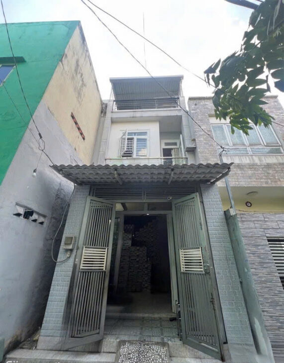 GIÁ MỀM NHẤT quận Tân Phú:3.85 tỷ – Trần Quang Cơ – DT: Dt 3,7m x 12m, nhà đúc BTCT 1 trệt 2 lầu