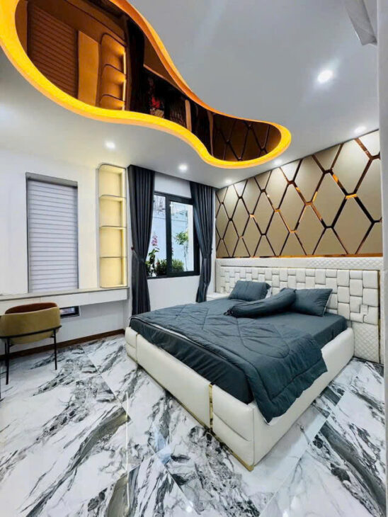 Giá mềm nhất quận Gò vấp: 7.6 tỷ – Phạm Văn Chiêu – 1 trệt, lửng, 3 lầu- 4 phòng ngủ, có 1 phòng