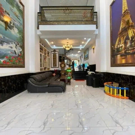 GIÁ MỀM NHẤT quận 7 : giá mềm nhất 16.5 tỷ – Phú Thuận – Trệt, lửng, 2 lầu, sân thượng 5x20m, BTCT