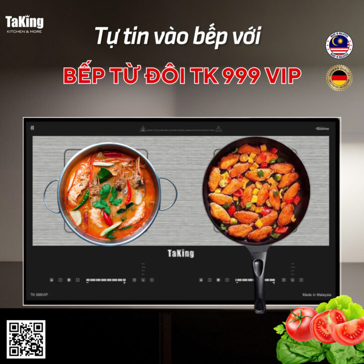 Bếp Từ Đôi TK 999VIP TaKing – Khơi Nguồn Bữa Ăn Ngon Với Bếp Từ Chuẩn Châu Âu