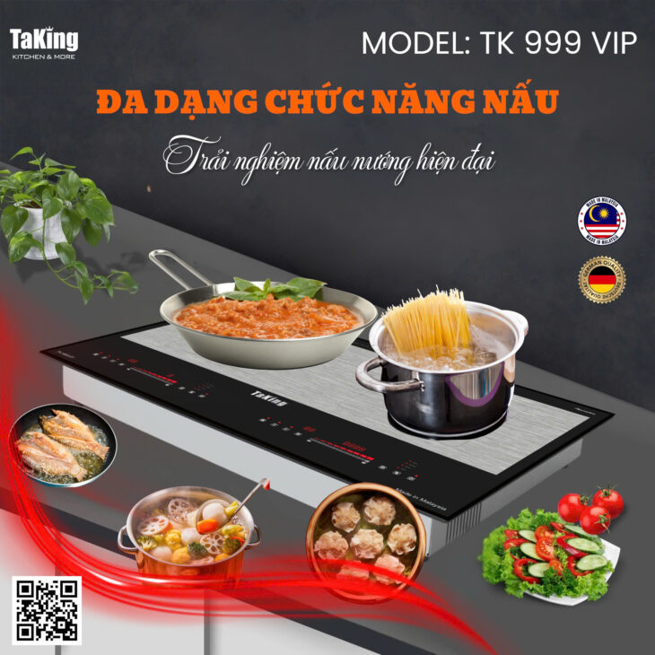 Bếp Từ Đôi TK 999VIP TaKing – Khơi Nguồn Bữa Ăn Ngon Với Bếp Từ Chuẩn Châu Âu
