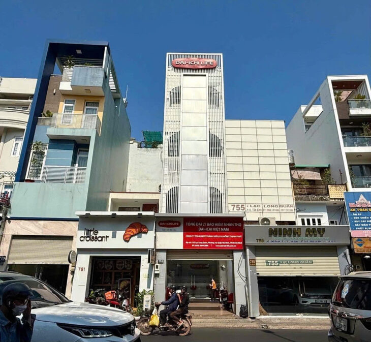 Cho thuê nhà Mặt Tiền Lạc Long Quân, P.10, Q.Tân Bình. Giá 55 Triệu